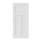 Trimlite 34"x80"x13/8" Primed 3Panel Mission Interior Shaker 71/4" RH Prehung Door Satin Nickel Hinges 2168pri8403RH15714 - alternate 1